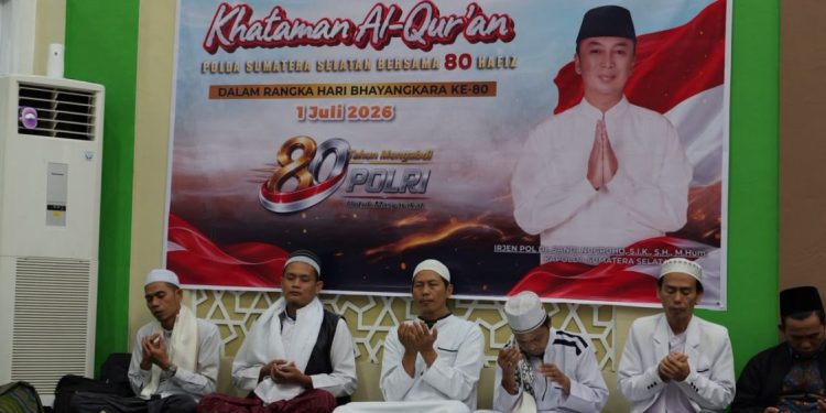 80 Hafiz Khatamkan Al-Quran di Masjid Al-Aman untuk Hari Bhayangkara
