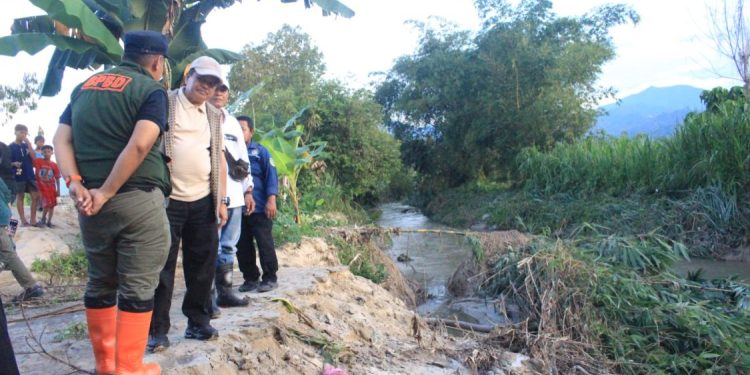 Banjir di Torue Akibat Tanggul Jebol, Pemkab Parigi Moutong Lakukan Penanganan Cepat