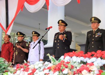Sinergi Polri dan Pemda Diperkuat di Hari Bhayangkara ke-80 di Parigi Moutong