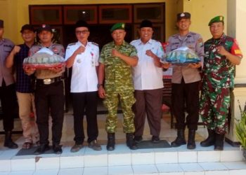 Sinergi TNI-Polri di Hari Bhayangkara ke-80 di Giligenting
