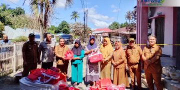 Pemprov Gorontalo Salurkan Bantuan untuk Korban Kebakaran di Telaga