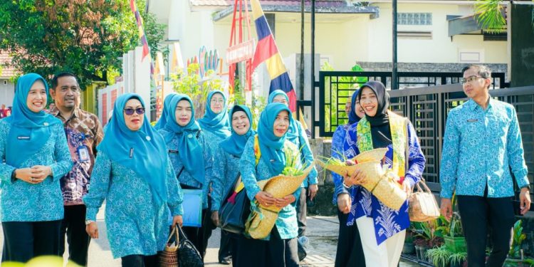 Loktabat Selatan Jadi Fokus Penilaian AKU HATINYA PKK Tingkat Provinsi