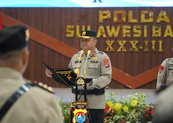 Kapolda Sulbar Pimpin Sertijab, Tegaskan Jabatan Sebagai Amanah