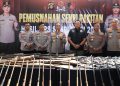 Polda Sumsel Musnahkan 397 Senjata Api Ilegal Hasil Operasi Musi 2026