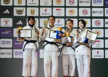 Bripda Jeni Tiara Raih Perunggu di Kejurnas Judo Kasad Cup XVI