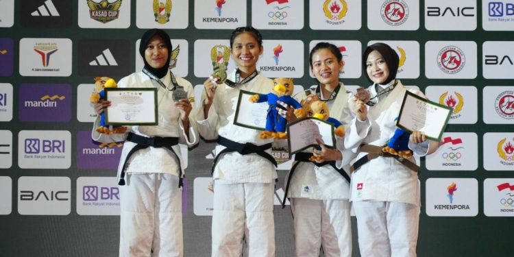 Bripda Jeni Tiara Raih Perunggu di Kejurnas Judo Kasad Cup XVI