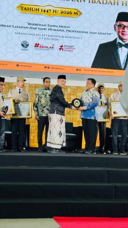 Polri Raih Penghargaan atas Dukungan dalam Penyelenggaraan Haji 2026