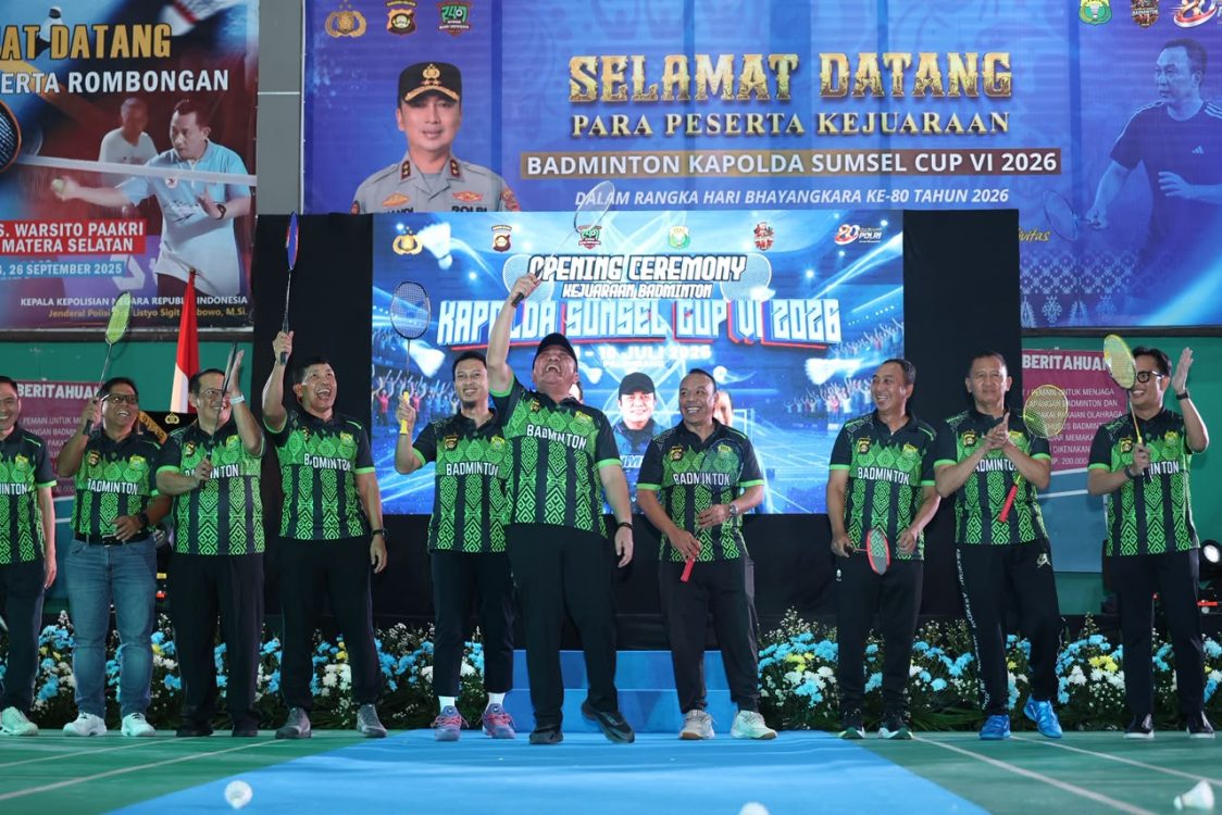 Polda Sumsel Gelar Kapolda Cup 2026, Ribuan Peserta Ramaikan Kejuaraan Badminton