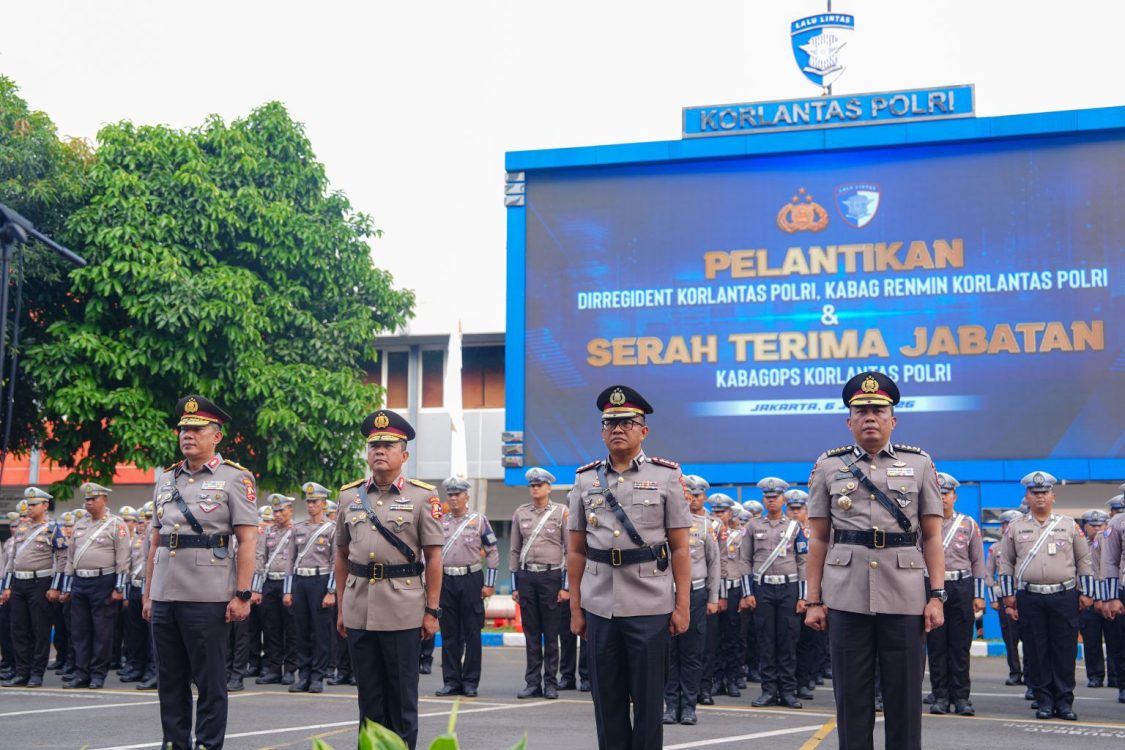Kakorlantas Polri Lantik Pejabat Baru, Tekankan Kolaborasi dan Ketangguhan