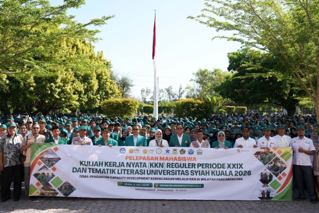 USK Lepas 2.124 Mahasiswa KKN untuk Tingkatkan Ketangguhan Bencana