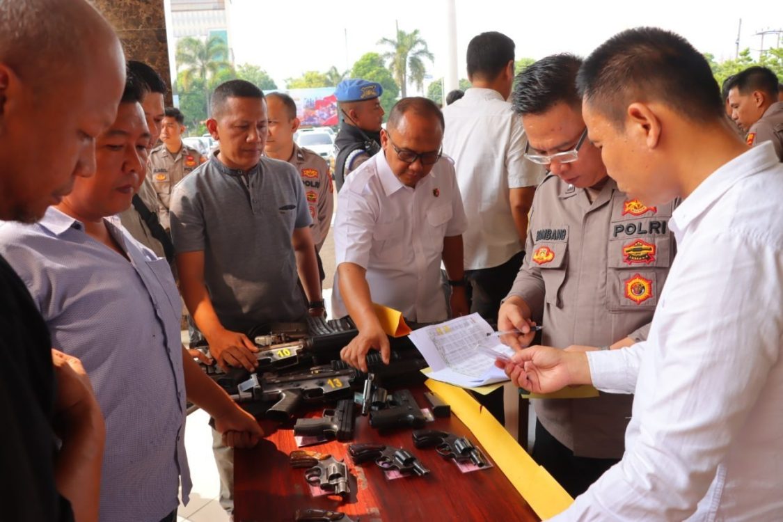 Polresta Bandar Lampung Perketat Pengawasan Senjata Api Dinas
