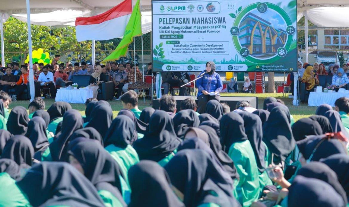 Lisdyarita Lepas Ribuan Mahasiswa UIN Ponorogo untuk KPM 2026