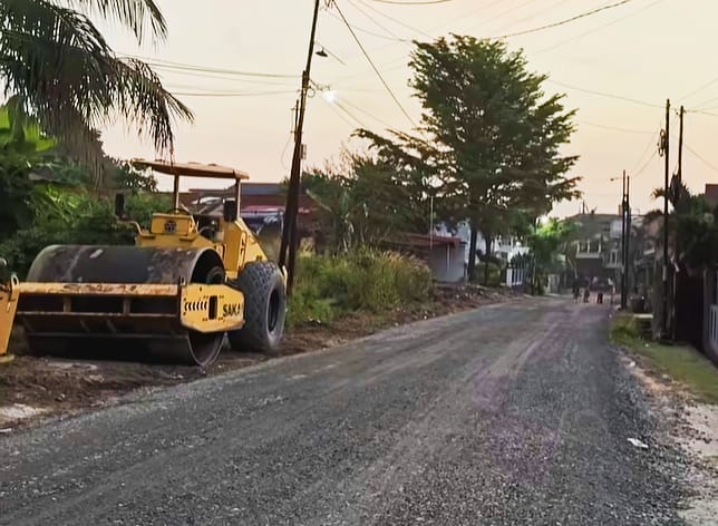 Perbaikan Jalan Melati di Pekanbaru Akhirnya Dimulai Setelah Puluhan Tahun