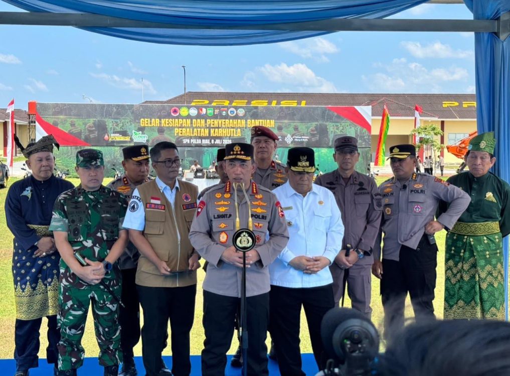 Kapolri Perintahkan Peningkatan Penanganan Karhutla di Riau