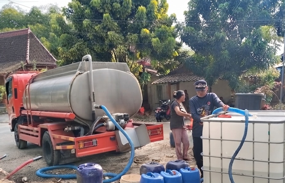 BPBD Bojonegoro Percepat Distribusi Air Bersih di Tengah Kemarau