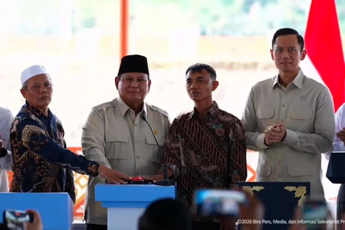 Presiden Prabowo Resmikan Lima Bendungan untuk Perkuat Infrastruktur Air