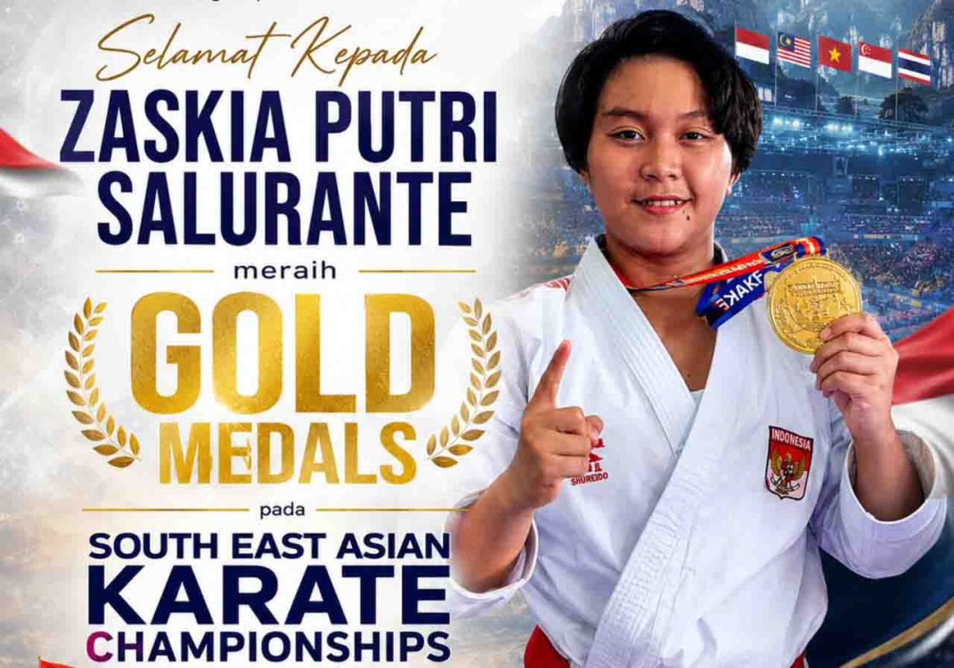 Atlet Gorontalo Raih Emas di Kejuaraan Karate SEAKF 2026 di Vietnam