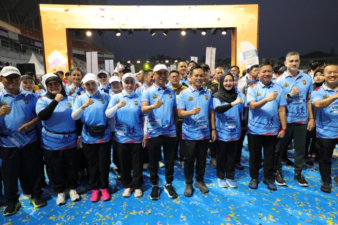 Ribuan Peserta Meriahkan Sumsel Bhayangkara Run 2026, Kapolda dan Forkopimda Perkuat Soliditas