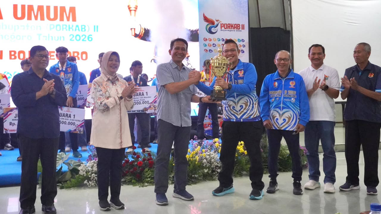 Porkab II Bojonegoro 2026 Resmi Ditutup, Pemkab Siapkan Porcam untuk Atlet Berprestasi