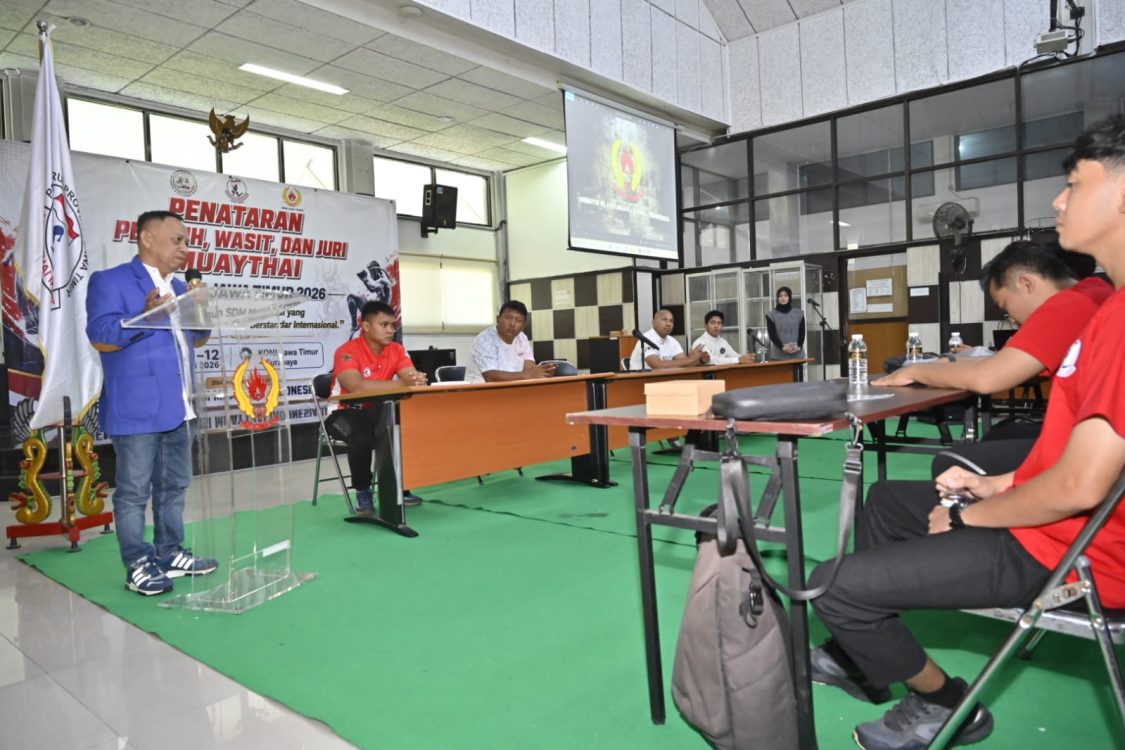 Penataran Muaythai Jawa Timur 2026 Diminati 25 Kabupaten/Kota