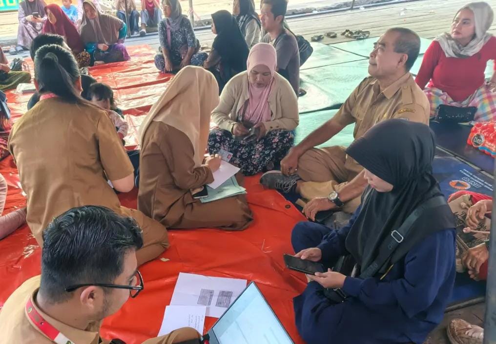 Disdukcapil Palangka Raya Bantu Penggantian Dokumen Korban Kebakaran