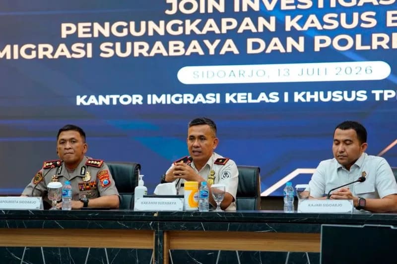 Imigrasi Surabaya Tangkap 15 WNA Terkait Pelanggaran Paspor