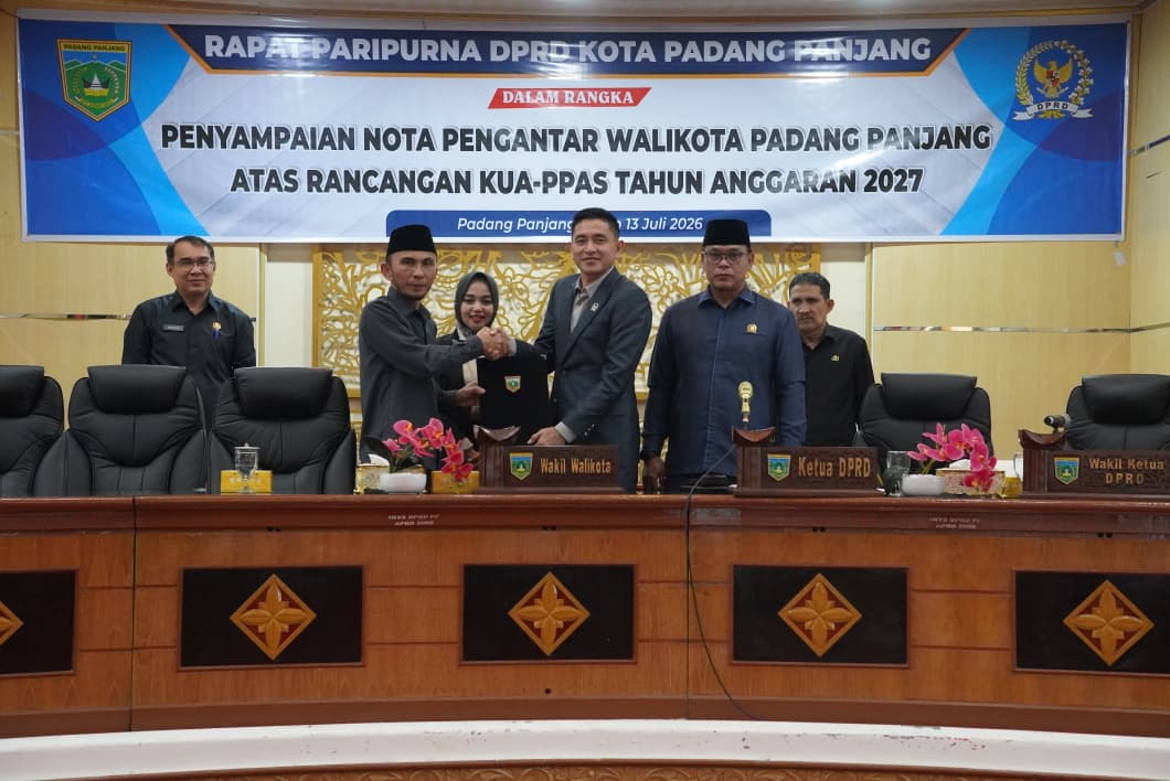Pemkot Padang Panjang dan DPRD Bahas KUA-PPAS APBD 2027
