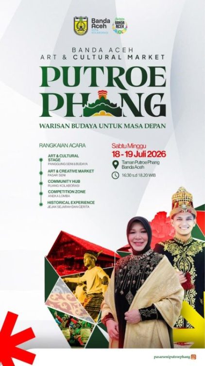 Pemerintah Kota Banda Aceh Gelar Pasar Seni dan Budaya di Taman Putroe Phang