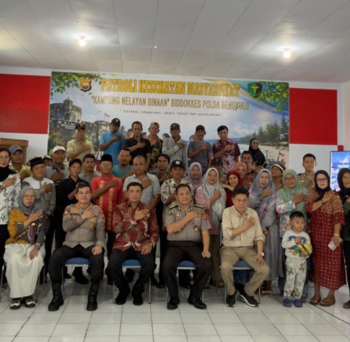 Biddokkes Polda Bengkulu Rencanakan Kampung Nelayan Sehat di Sumber Jaya
