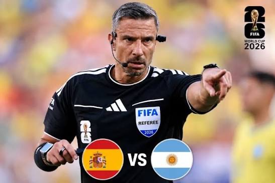 Wasit Slovenia Pimpin Final Piala Dunia 2026 antara Spanyol dan Argentina