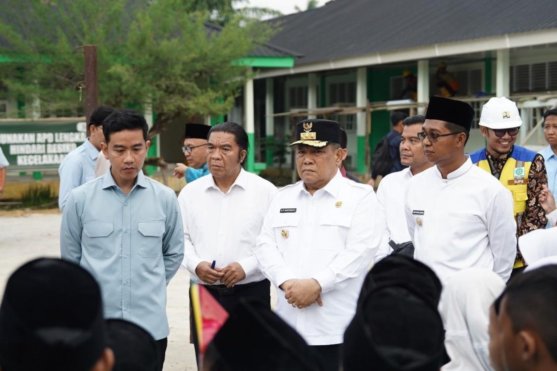 Wakil Presiden Gibran Rakabuming Raka Tinjau Pengembangan Fasilitas Pendidikan di Rokan Hilir