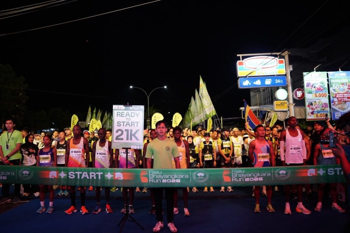 Riau Bhayangkara Run 2026 Dilepas, Sinergi Cegah Karhutla Diperkuat