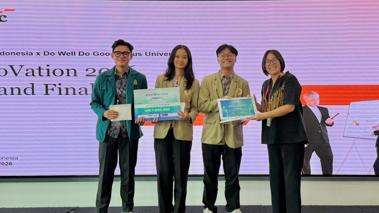 Tim UGM dan ITB Raih Juara Pertama di Kompetisi EcoVation 2026