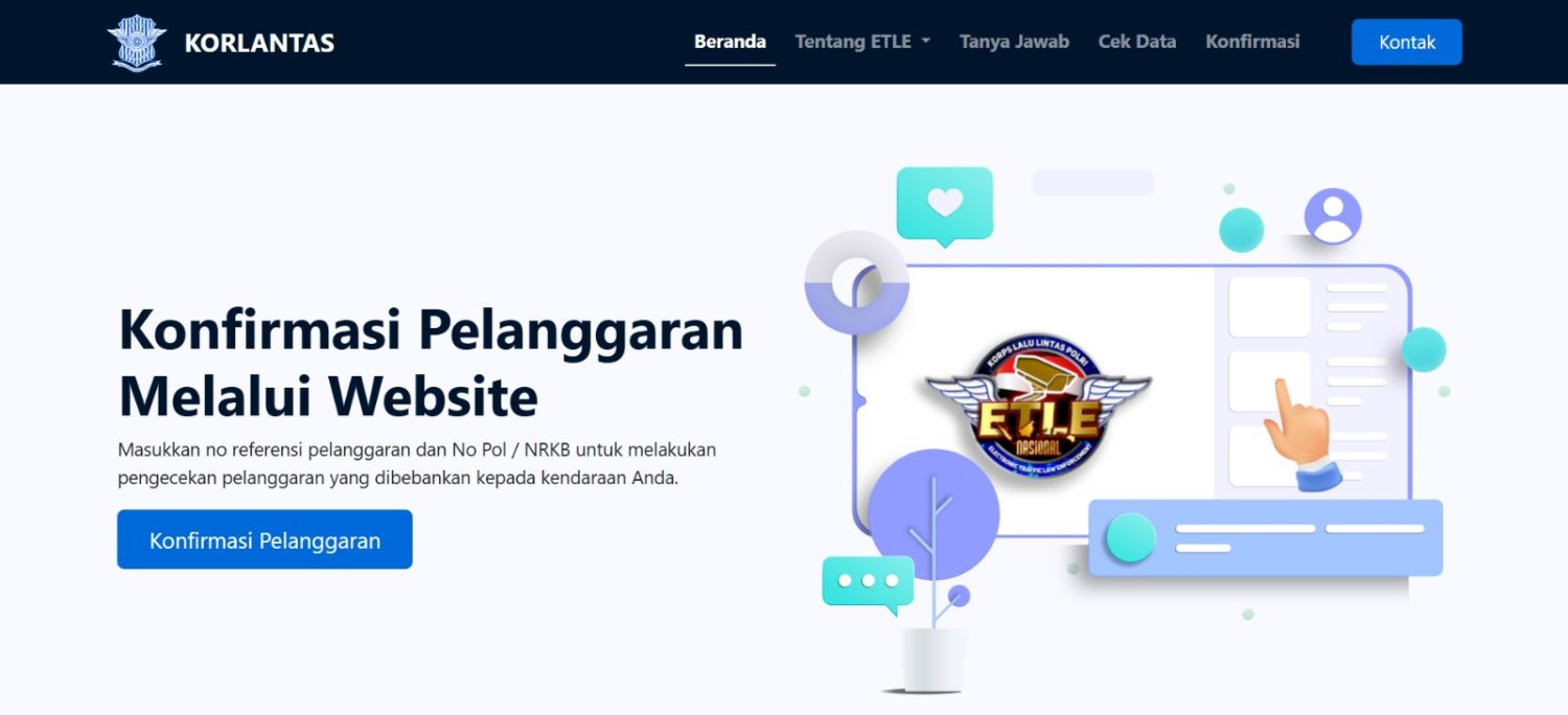 Cara Mudah Mengecek Tilang Elektronik ETLE Secara Mandiri