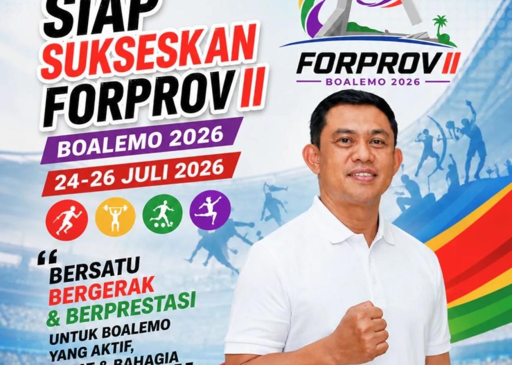 Disparekrafpora Gorontalo Dukung Penuh FORPROV II Boalemo 2026