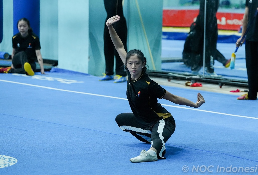 Dua Atlet Wushu Indonesia Targetkan Medali Emas di Asian Games 2026