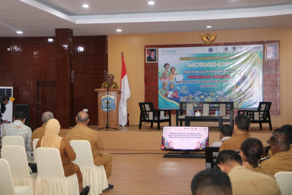 Raja Ampat Tetapkan 1.675 Penerima Manfaat Program ORISUN 2026