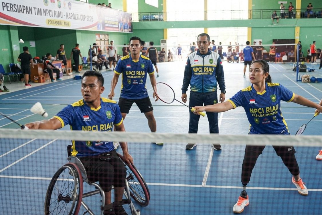 Riau Siap Raih Prestasi di Turnamen Parabadminton Kapolri Cup 2026