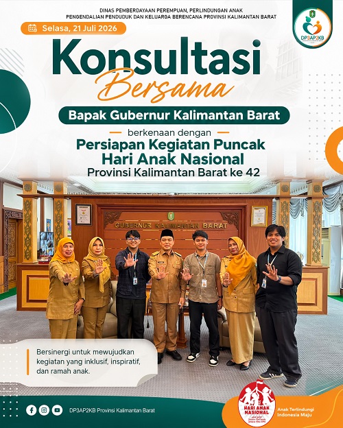 Pemprov Kalbar Tingkatkan Upaya Perlindungan Anak Menjelang Hari Anak Nasional ke-42