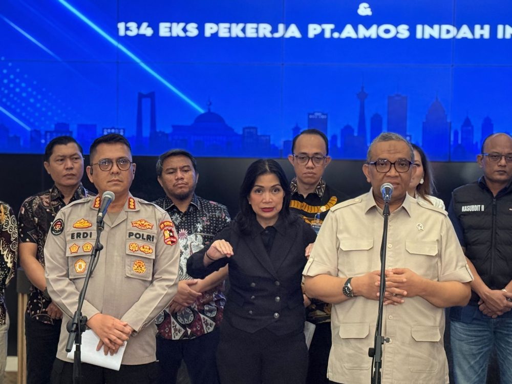 Polri dan Kemnaker Berhasil Selesaikan Perselisihan PHK 134 Pekerja PT Amos Indah Indonesia