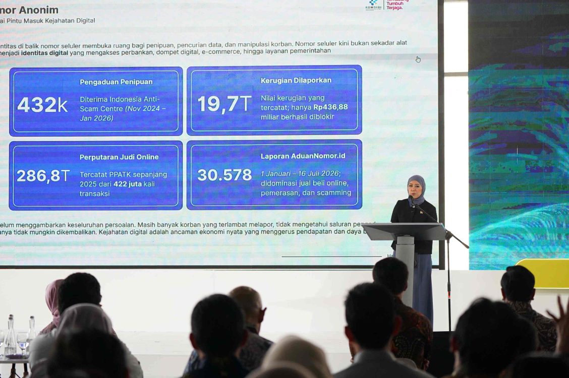 Menkomdigi Dorong Registrasi Biometrik untuk Cegah Kejahatan Digital