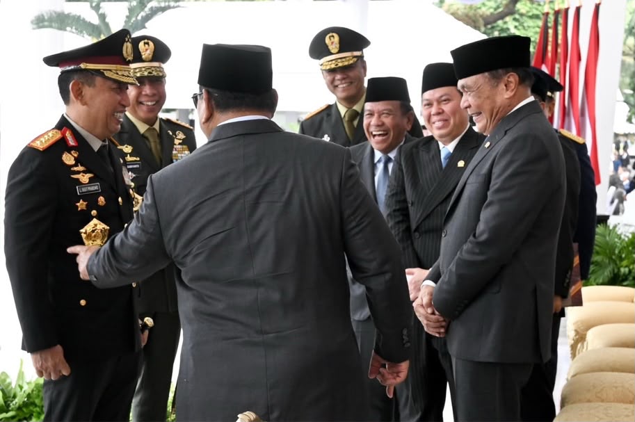 Presiden Prabowo Lantik Calon Perwira Remaja TNI dan Polri di Istana Merdeka
