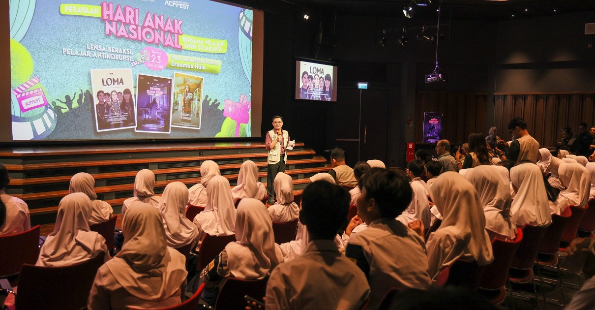 KPK dan Erasmus Huis Edukasi Pelajar dengan Film Antikorupsi di Hari Anak Nasional 2026