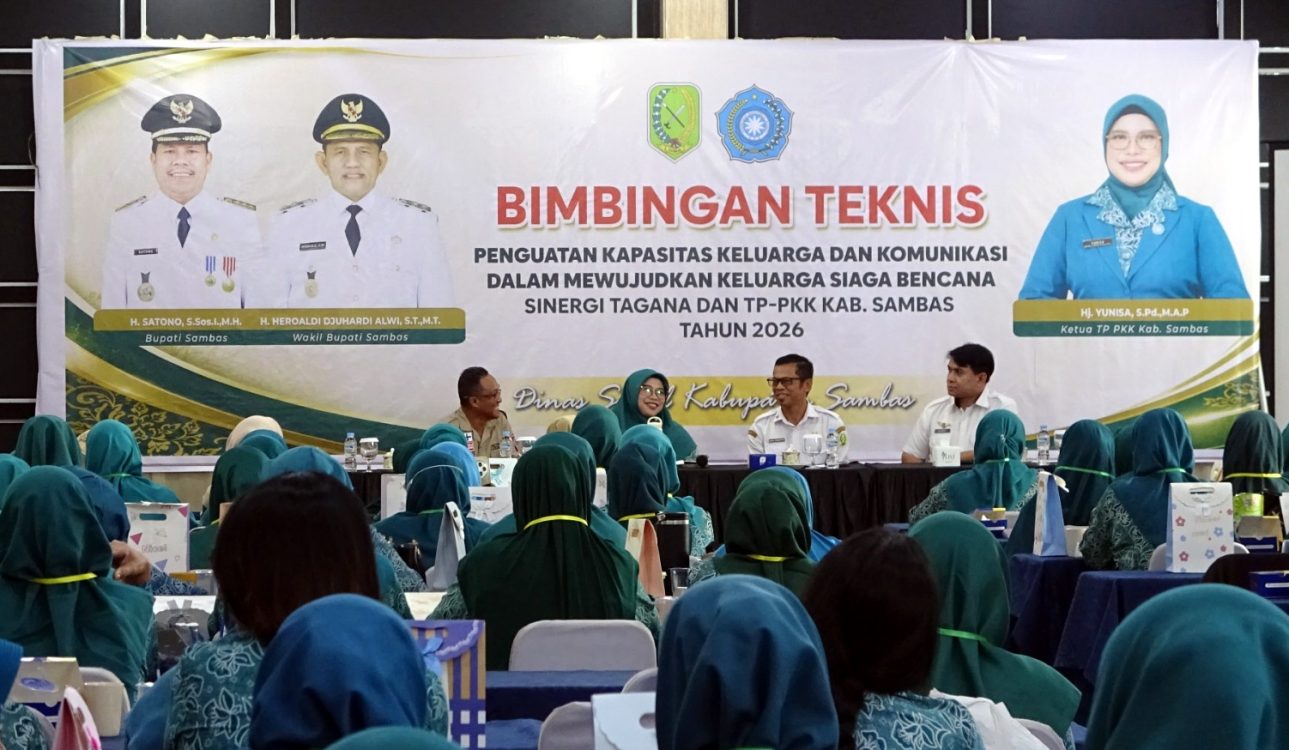 Pemkab Sambas Latih Kader PKK dan Tagana untuk Mitigasi Bencana di 19 Kecamatan