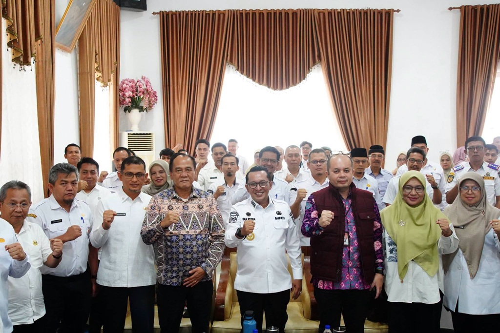 Pemkab Tanah Datar dan Kejari Bersinergi Awasi Pembangunan Pascabencana