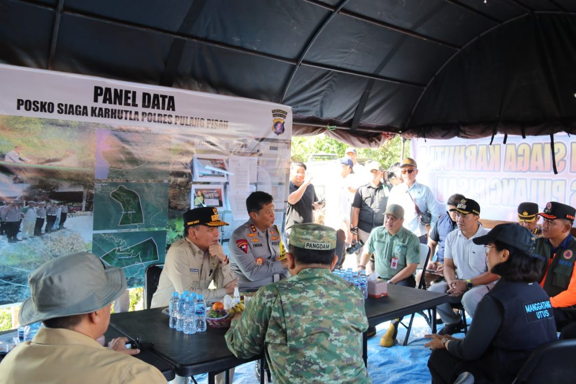 Pemkab Pulang Pisau dan Pemprov Kalteng Tingkatkan Penanganan Karhutla di Lahan Gambut