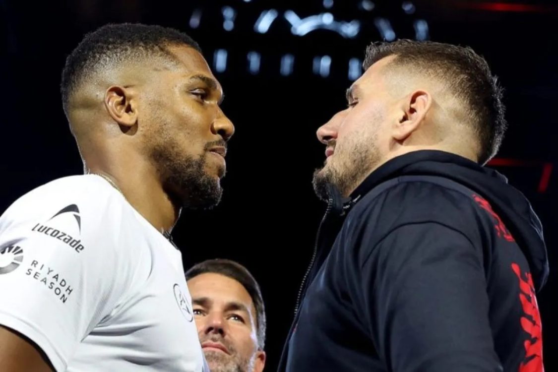 Anthony Joshua Bangkit dari Jatuh Dua Kali, Menang KO atas Cristian Prenga