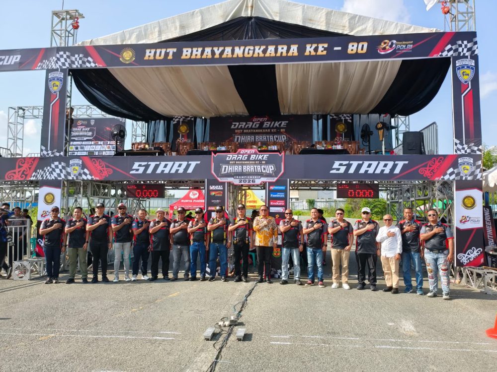 Kejuaraan Drag Bike Dhira Brata Cup 2026 Dibuka di Samarinda