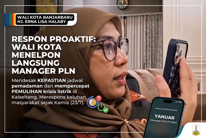 Wali Kota Banjarbaru Minta PLN Berikan Kepastian Jadwal Pemadaman