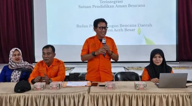 BPBD Aceh Besar Tingkatkan Kesadaran Bencana di Kalangan Pelajar Baru